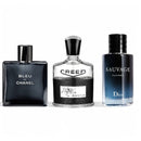 Combo di 3 profumi – Creed, Bleu de Chanel, Sauvage