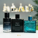 Combo di 3 profumi – Bleu de Chanel, Eros, Sauvage