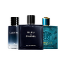Combo di 3 profumi – Bleu de Chanel, Eros, Sauvage